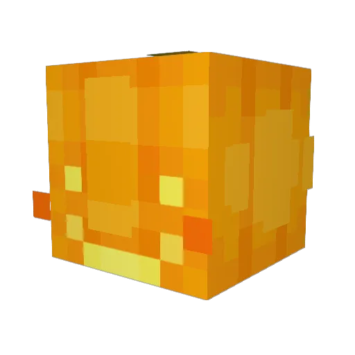 YeIIowBug Minecraft avatar head, 3D render
