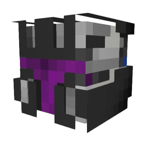 YeJustMe Minecraft avatar head, 3D render