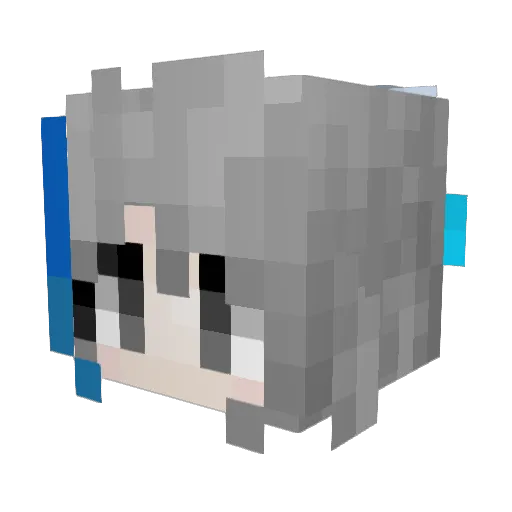 YeMing0017 Minecraft avatar head, 3D render