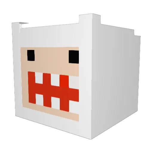 YeOldBootyPirate Minecraft avatar head, 3D render