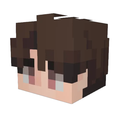 YeXXo Minecraft avatar head, 3D render