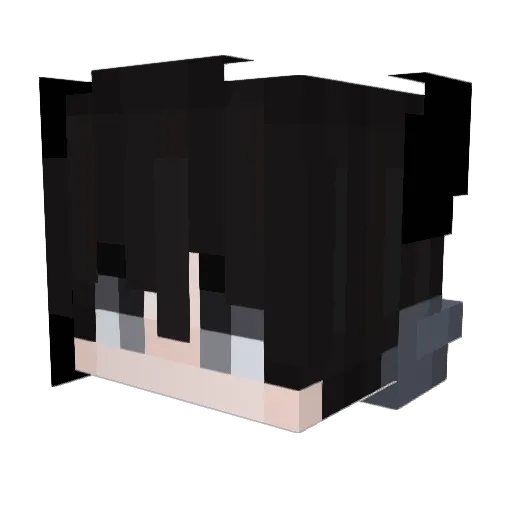 Ye_cen Minecraft avatar head, 3D render