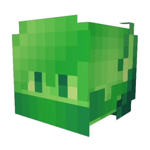 YeaMeTo Minecraft avatar head, 3D render