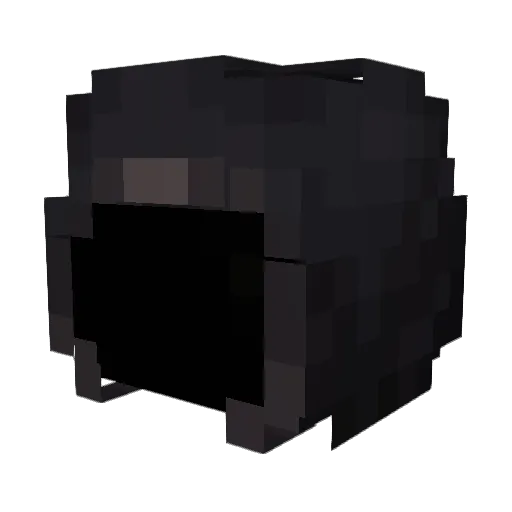 YeaTzyy Minecraft avatar head, 3D render