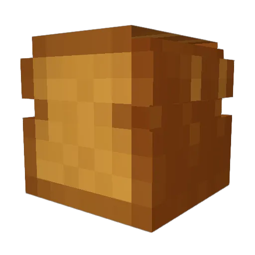 Yeaffers Minecraft avatar head, 3D render