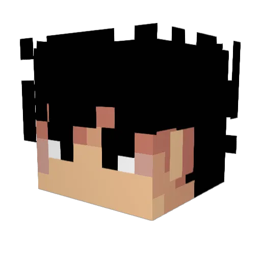 Yeaga_bomb Minecraft avatar head, 3D render