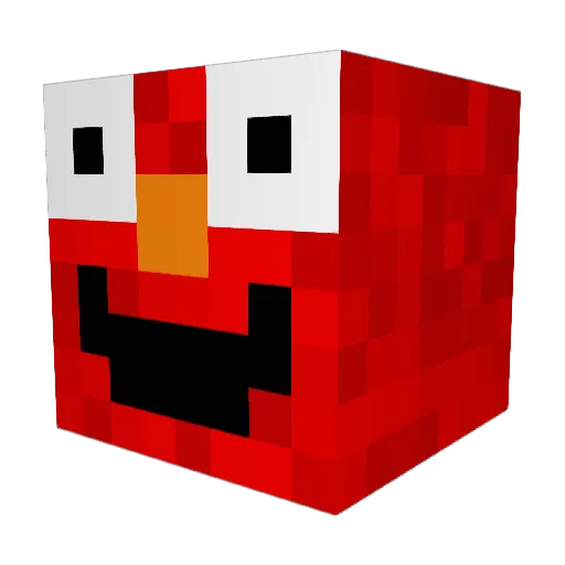 YeahSometimes17 Minecraft avatar head, 3D render