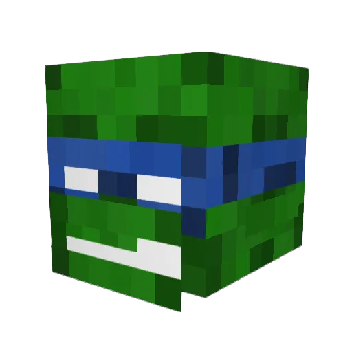 YeahWhoAreYou Minecraft avatar head, 3D render