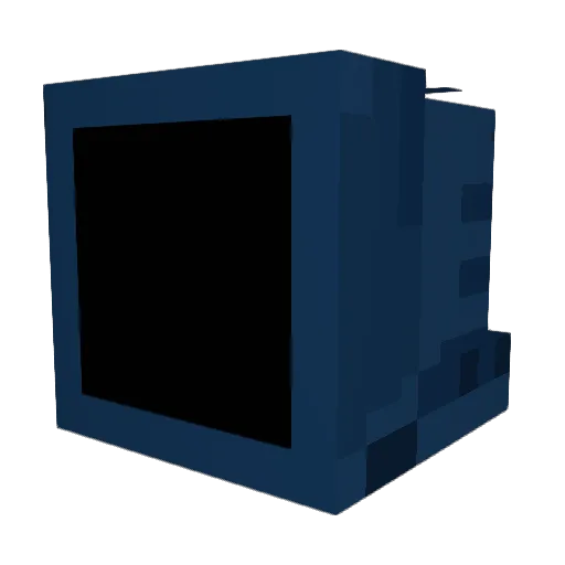Yeahhh_No Minecraft avatar head, 3D render