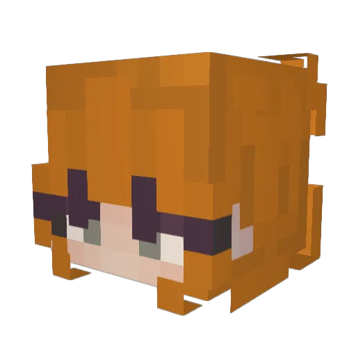 Yeahitsissa Minecraft avatar head, 3D render