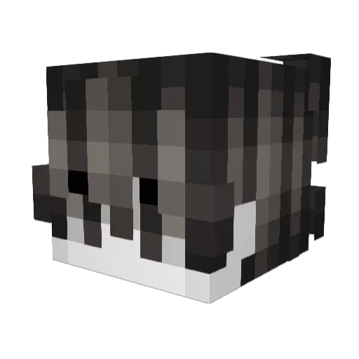 Yeanpi Minecraft avatar head, 3D render