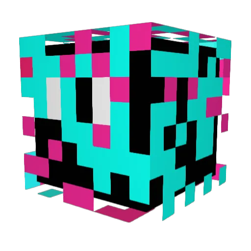 YearlingCube24 Minecraft avatar head, 3D render