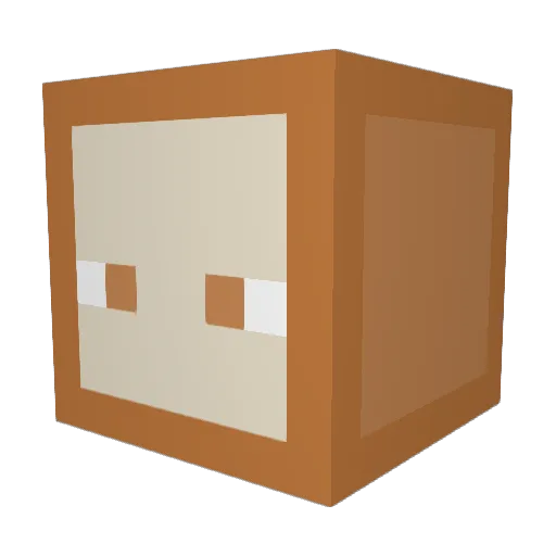 Yeastorso Minecraft avatar head, 3D render