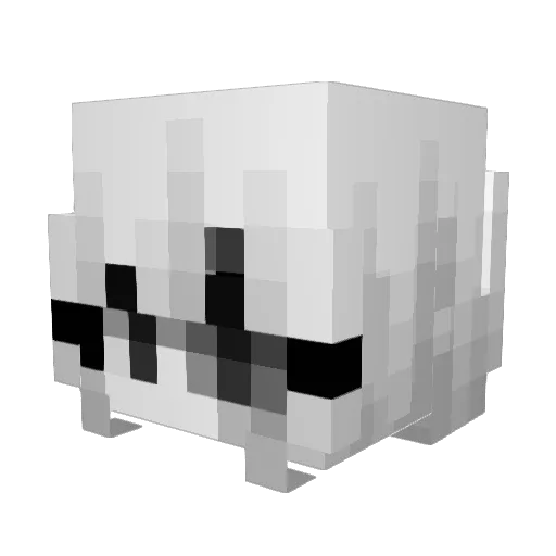 YeatEnjoyer Minecraft avatar head, 3D render