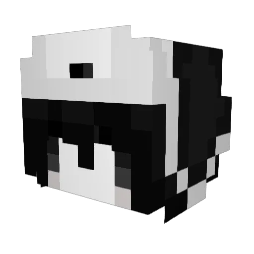 Yeat_Enjoyer_C3 Minecraft avatar head, 3D render