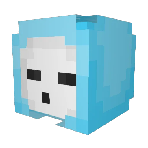 YeatsmGee Minecraft avatar head, 3D render