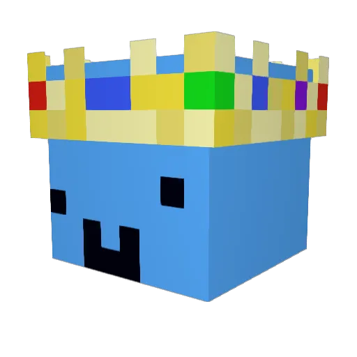 Yedd0 Minecraft avatar head, 3D render