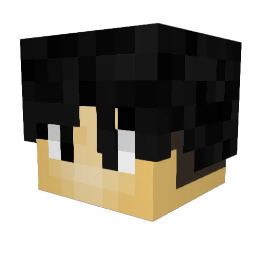 YeeJPG Minecraft avatar head, 3D render