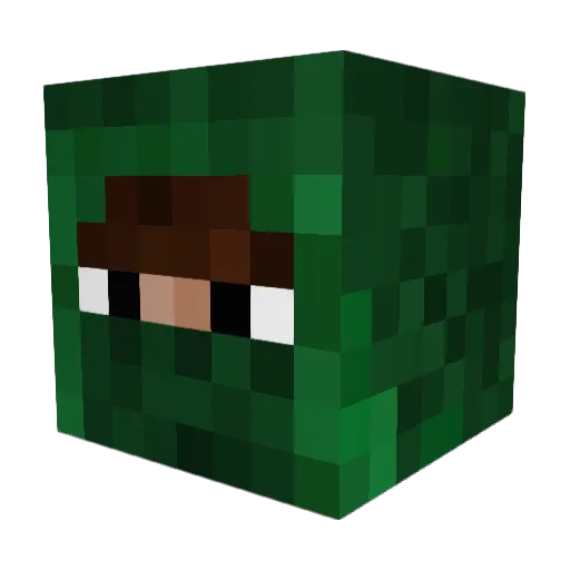 YeeYeeMF Minecraft avatar head, 3D render