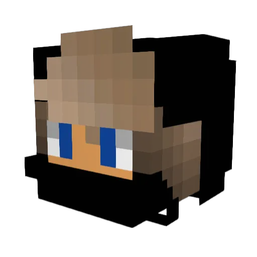 YeeYeeNightmare Minecraft avatar head, 3D render