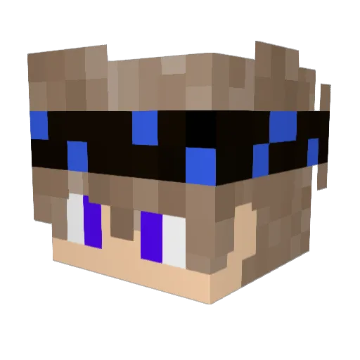 Yee_0127 Minecraft avatar head, 3D render
