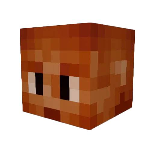 Yeeeaahbody Minecraft avatar head, 3D render