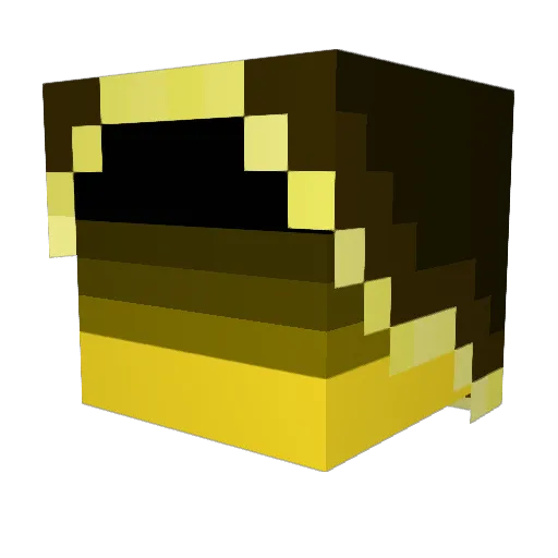 Yeekom Minecraft avatar head, 3D render