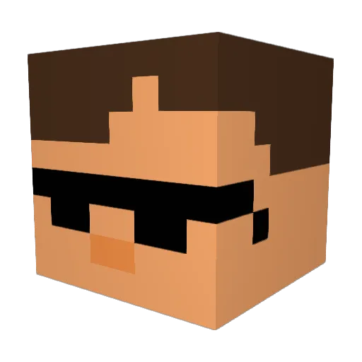 Yeet655 Minecraft avatar head, 3D render