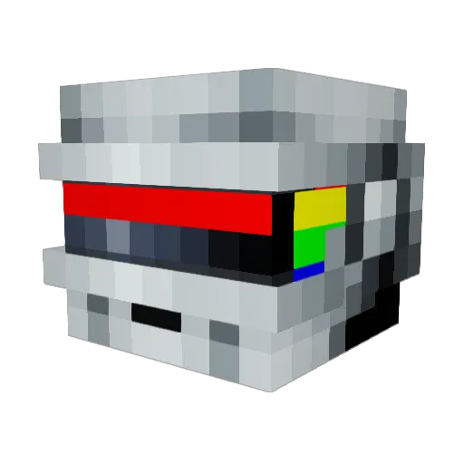 Yeet_Meat Minecraft avatar head, 3D render