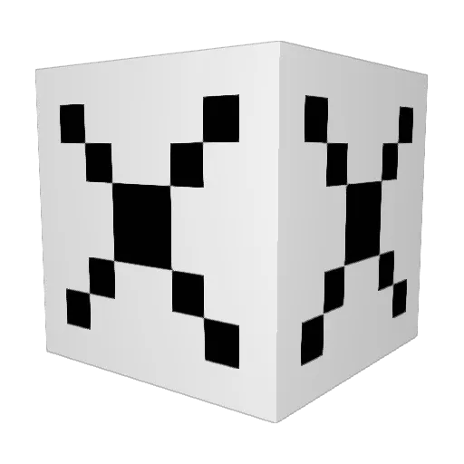 YeetaWix Minecraft avatar head, 3D render