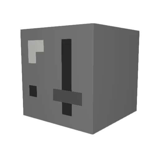 YeetedToaster Minecraft avatar head, 3D render