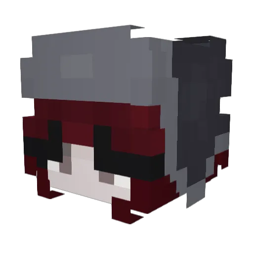 Yeetelinodedino Minecraft avatar head, 3D render