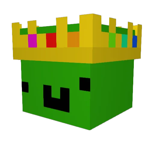 Yeetgod28 Minecraft avatar head, 3D render