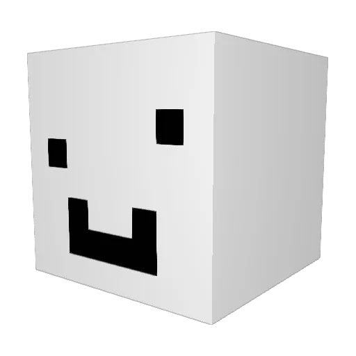 Yeetgod7490 Minecraft avatar head, 3D render