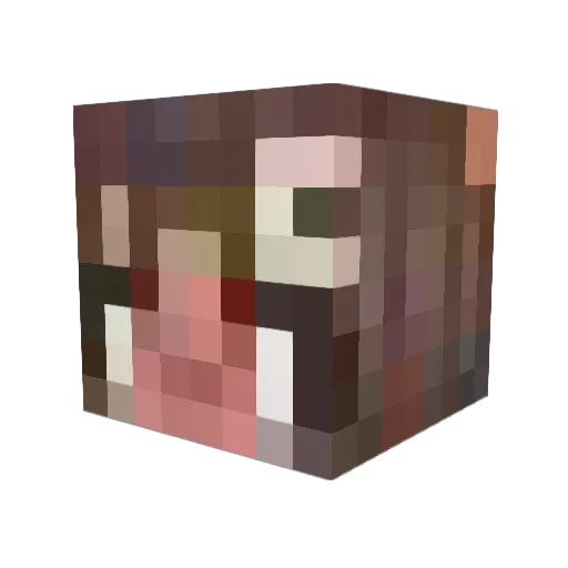 Yeetimius_Prime Minecraft avatar head, 3D render