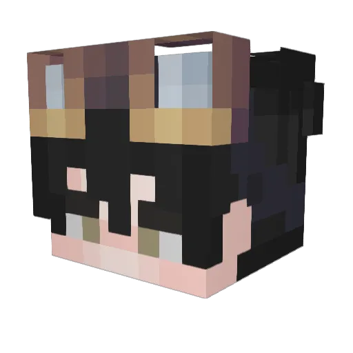 YeetoTron Minecraft avatar head, 3D render