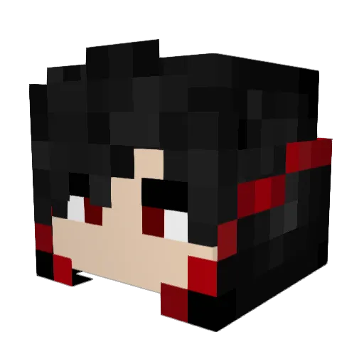 Yeetus202 Minecraft avatar head, 3D render