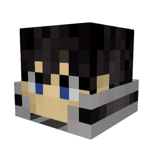YeetusSupremus Minecraft avatar head, 3D render
