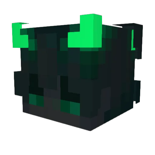 Yeeyi Minecraft avatar head, 3D render