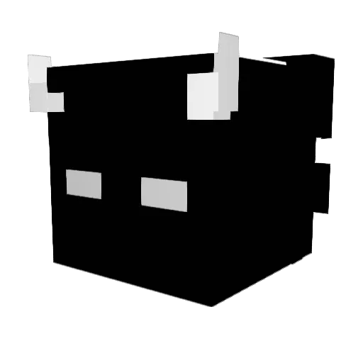 Yefrel Minecraft avatar head, 3D render