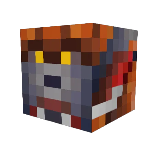 Yegor076705 Minecraft avatar head, 3D render