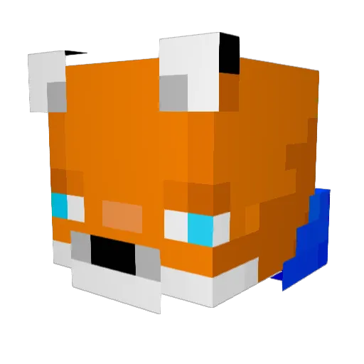 YehPsycho Minecraft avatar head, 3D render