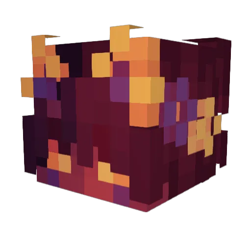Yelena8 Minecraft avatar head, 3D render