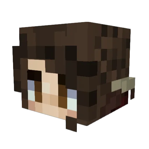 Yelitrevorr Minecraft avatar head, 3D render