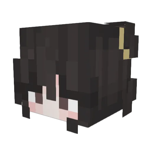 YellowDuck2233 Minecraft avatar head, 3D render
