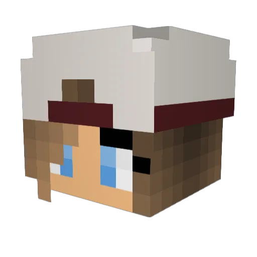 YellowRose2002 Minecraft avatar head, 3D render