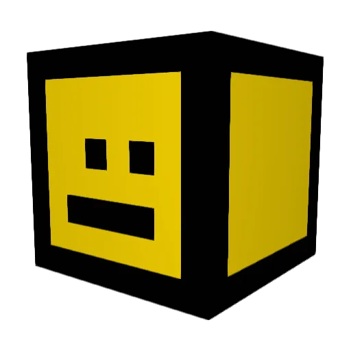 YellowSmileyBall Minecraft avatar head, 3D render