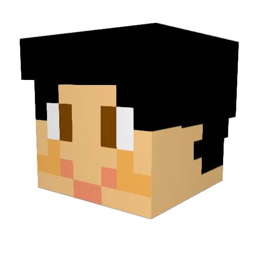 Yellow_Dino15 Minecraft avatar head, 3D render