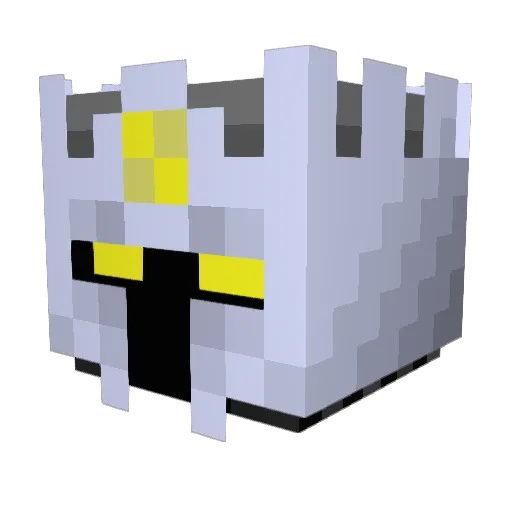 Yellow_Knight08 Minecraft avatar head, 3D render