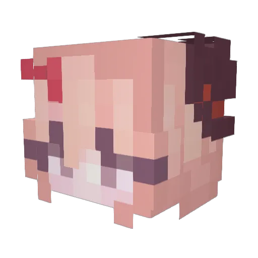 Yellow_Tulip Minecraft avatar head, 3D render